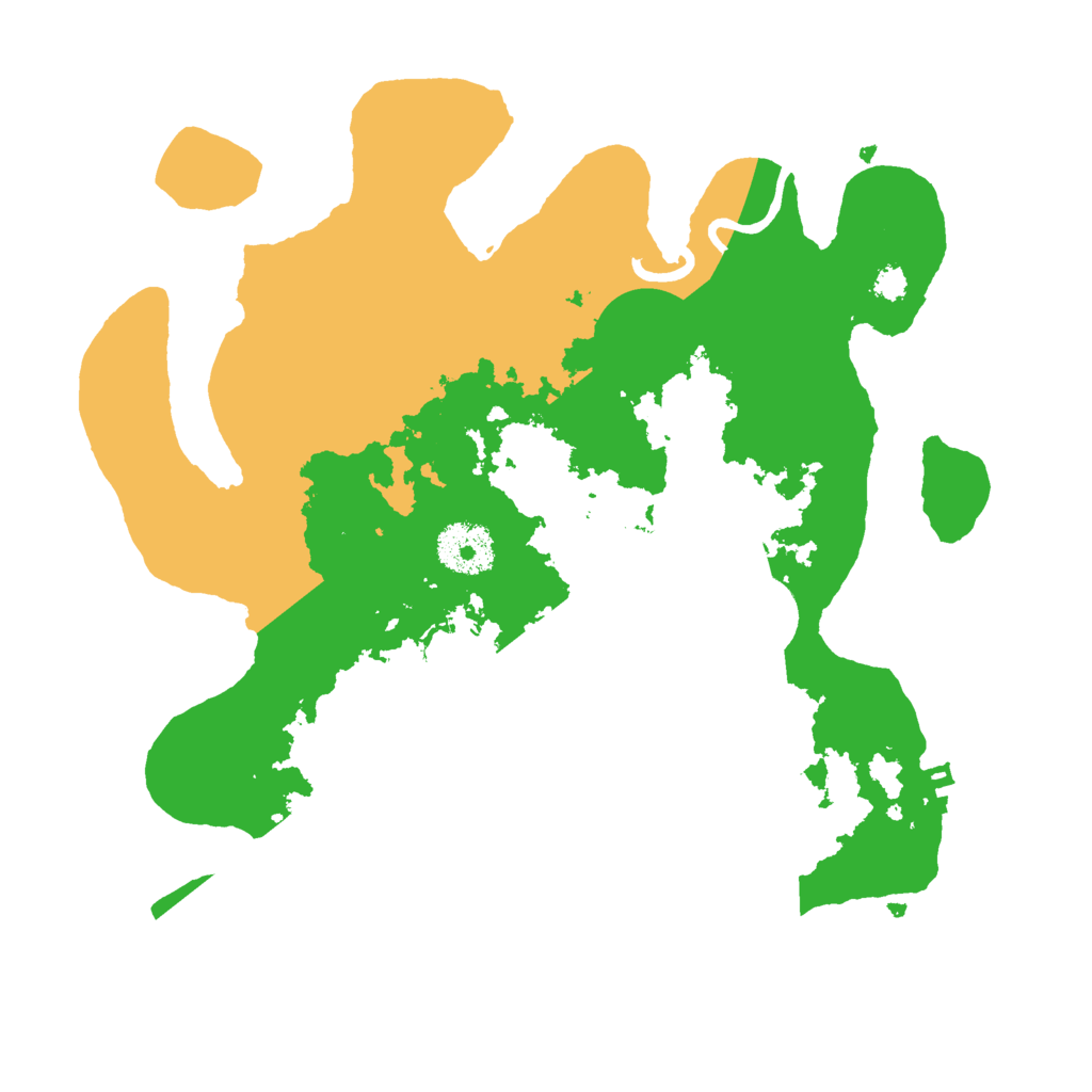 Biome Rust Map: Procedural Map, Size: 3000, Seed: 879395