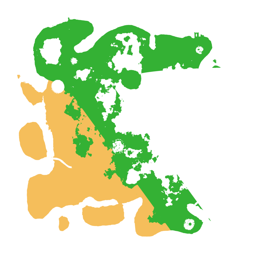 Biome Rust Map: Procedural Map, Size: 3500, Seed: 532845180