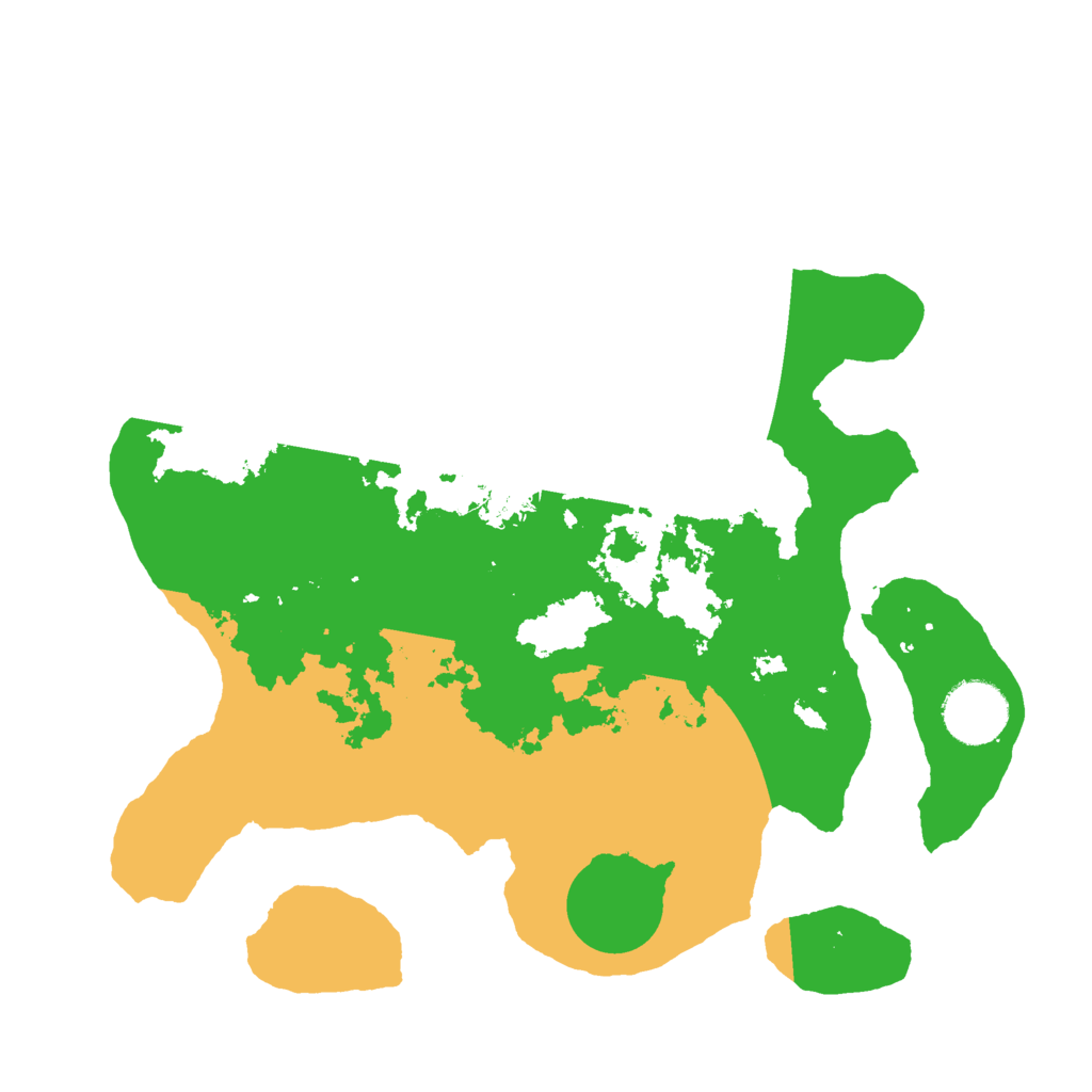 Biome Rust Map: Barren, Size: 3000, Seed: 1990531224