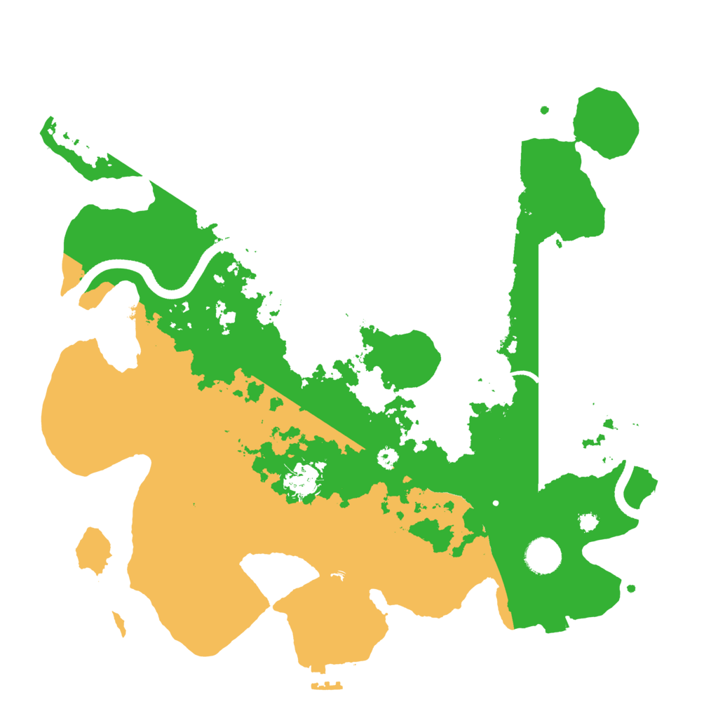 Biome Rust Map: Procedural Map, Size: 3500, Seed: 1319850660