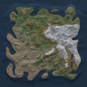 Thumbnail Rust Map: Procedural Map, Size: 4000, Seed: 840855802, 19 Monuments