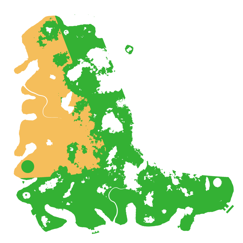 Biome Rust Map: Procedural Map, Size: 5000, Seed: 499763456