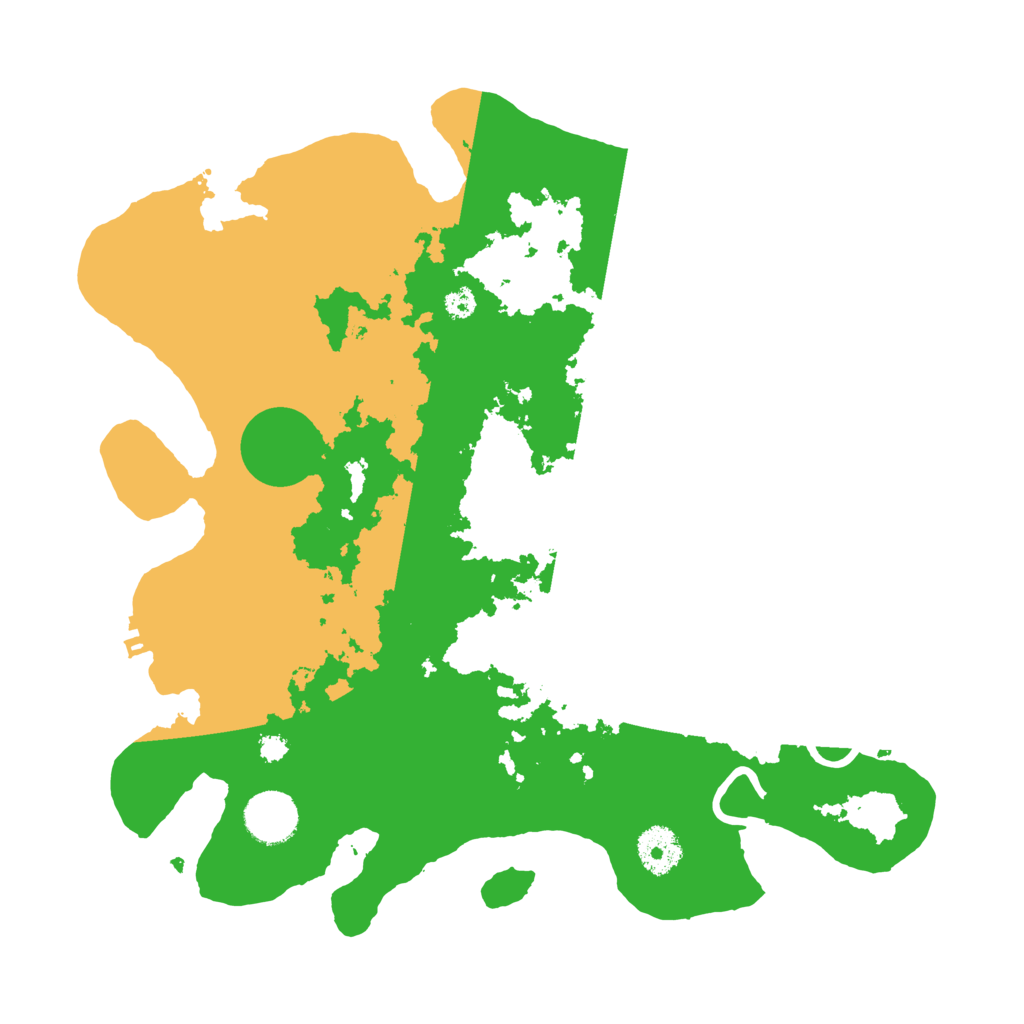 Biome Rust Map: Procedural Map, Size: 3400, Seed: 83456