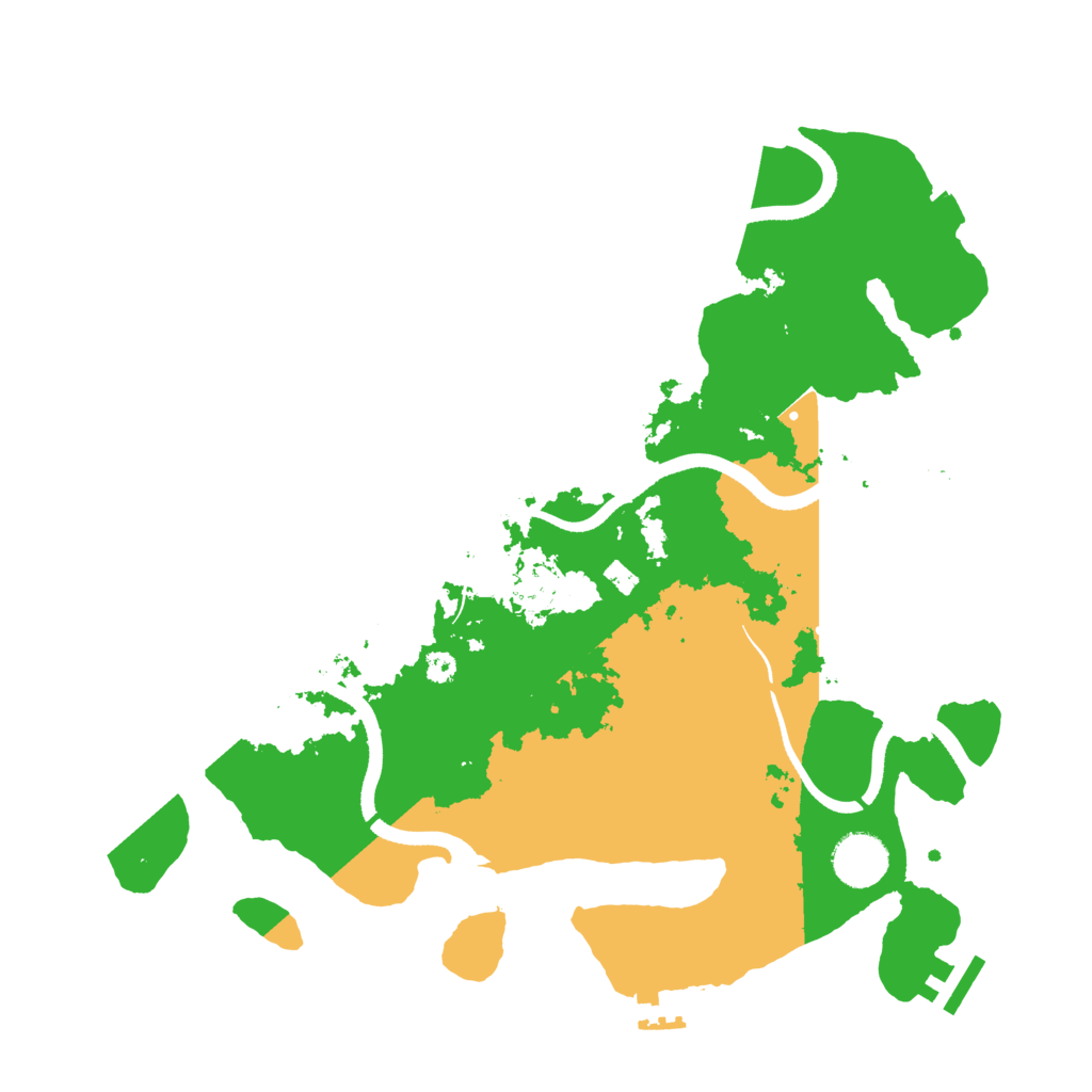 Biome Rust Map: Procedural Map, Size: 3500, Seed: 1693620563