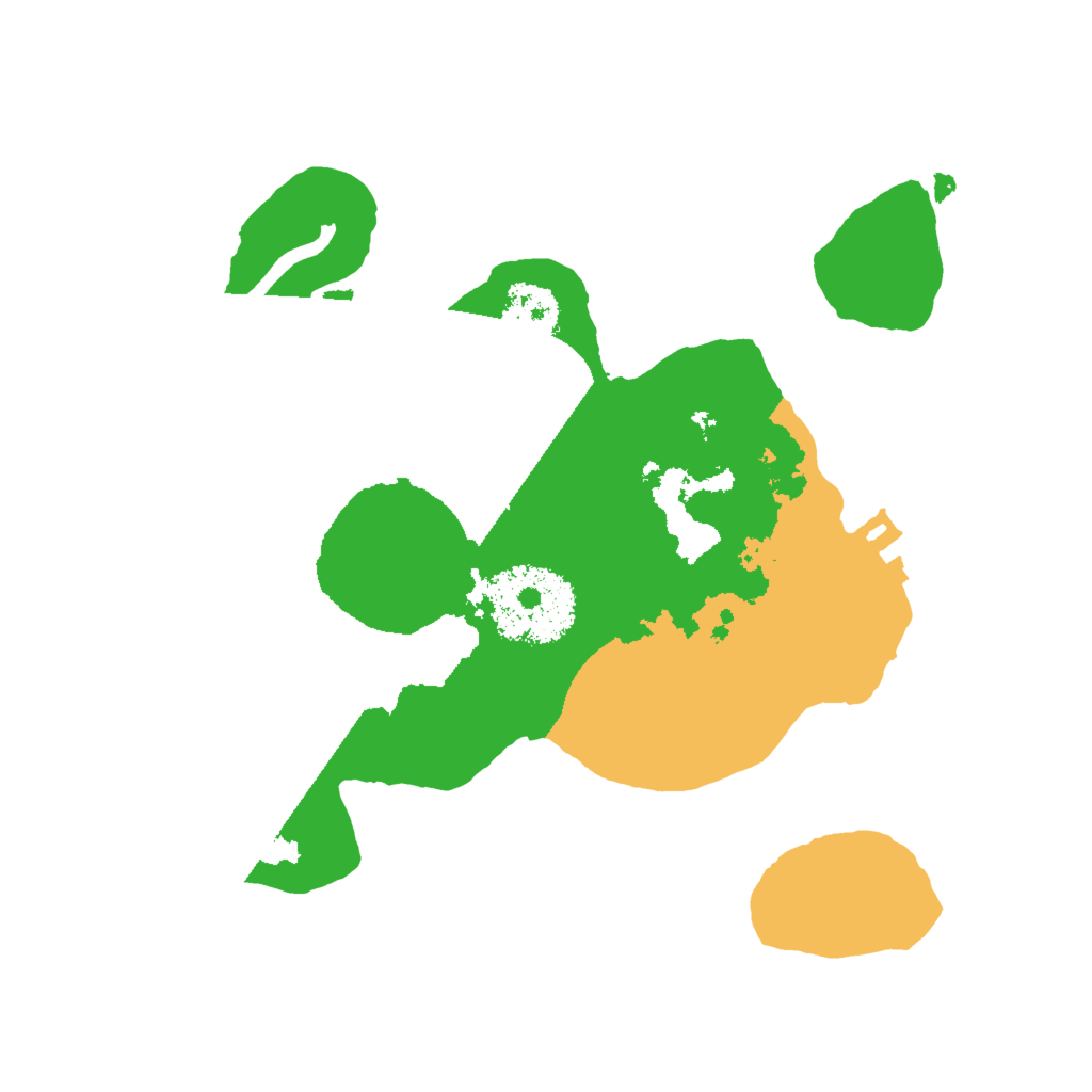 Biome Rust Map: Procedural Map, Size: 2000, Seed: 1593005496