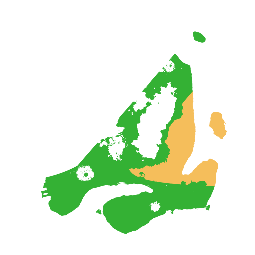 Biome Rust Map: Procedural Map, Size: 2400, Seed: 674236526