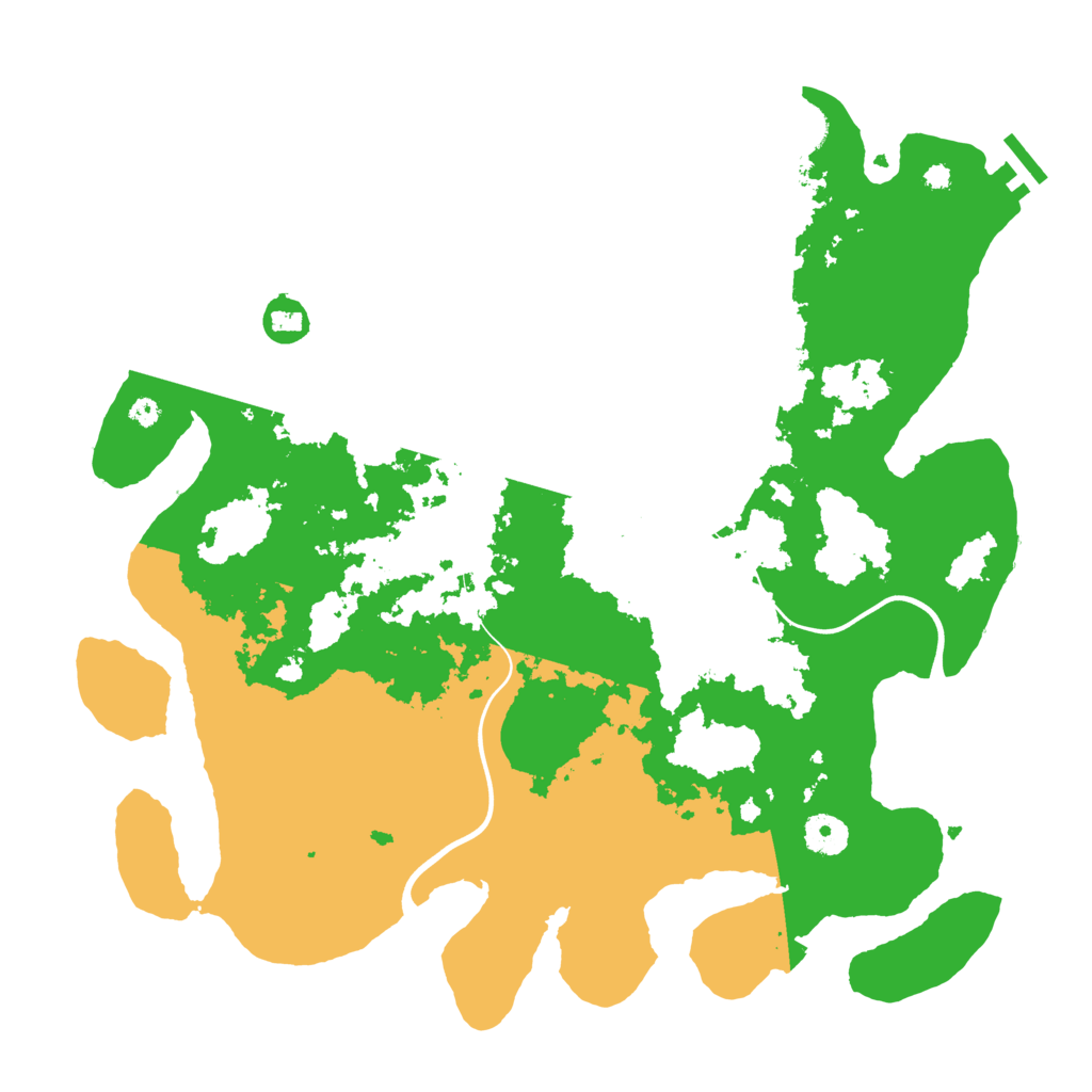 Biome Rust Map: Procedural Map, Size: 3850, Seed: 1443680295