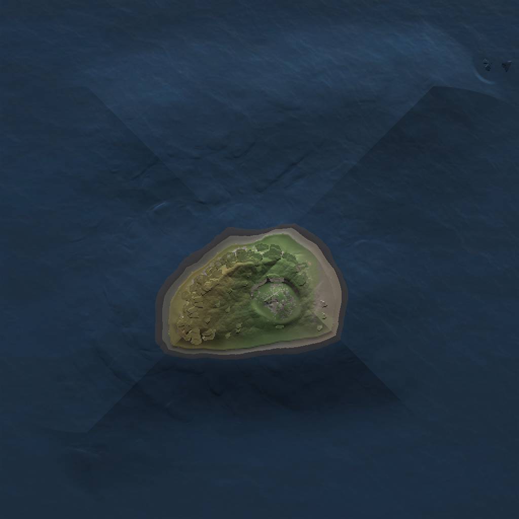 Rust Map: Procedural Map, Size: 1000, Seed: 883404286, 3 Monuments