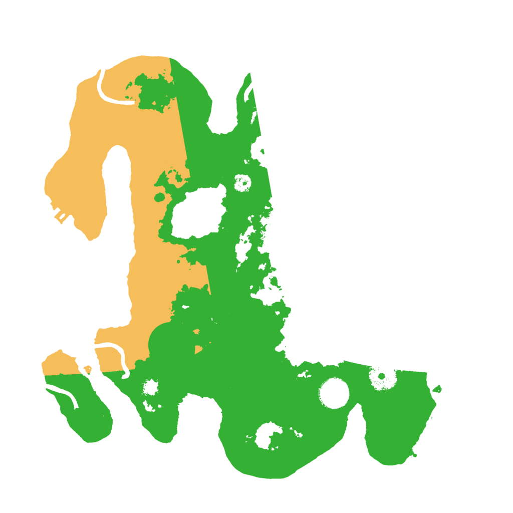 Biome Rust Map: Procedural Map, Size: 3000, Seed: 268249260