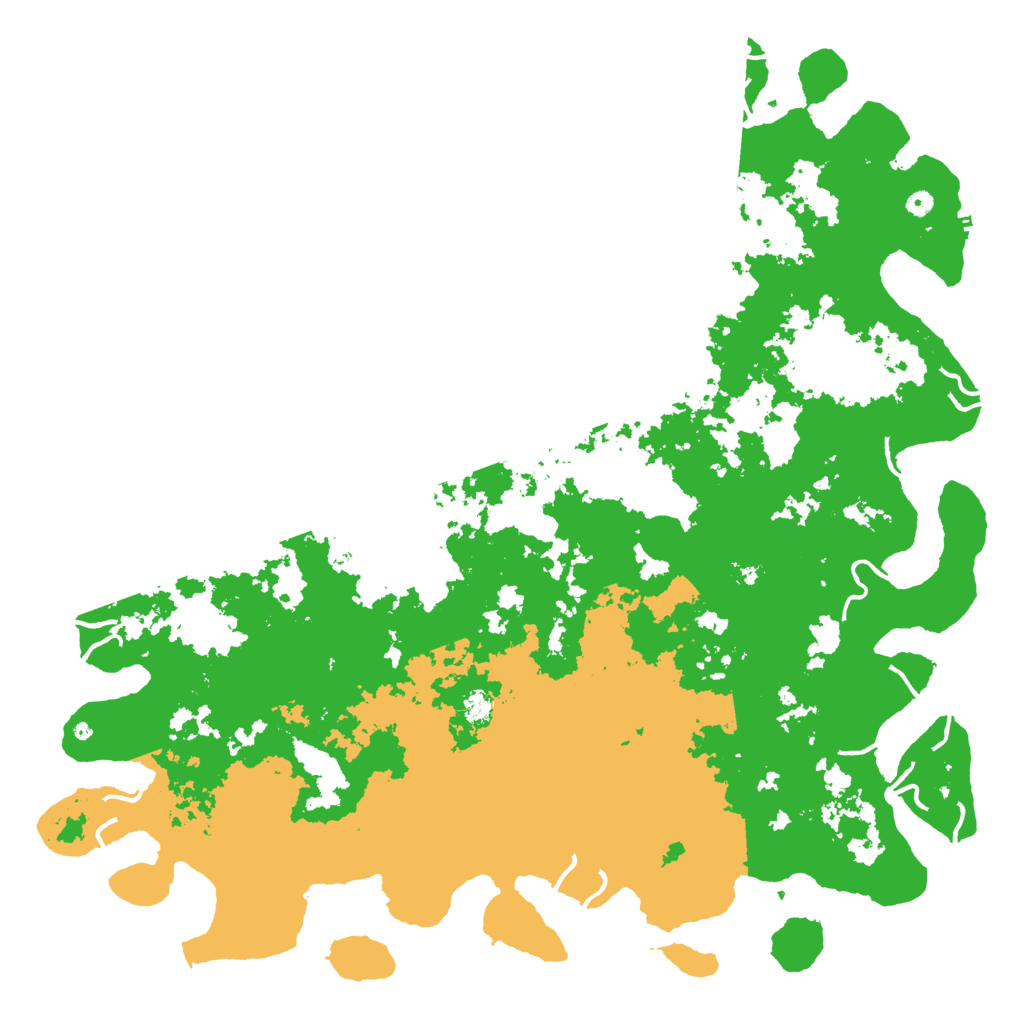 Biome Rust Map: Procedural Map, Size: 6000, Seed: 623687