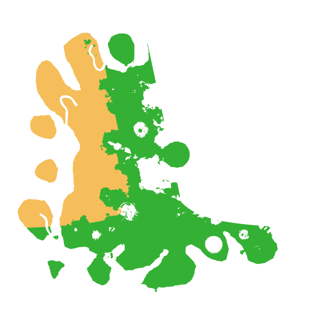 Biome Rust Map: Procedural Map, Size: 3200, Seed: 2427978
