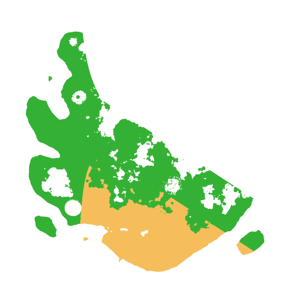 Biome Rust Map: Procedural Map, Size: 3200, Seed: 815100