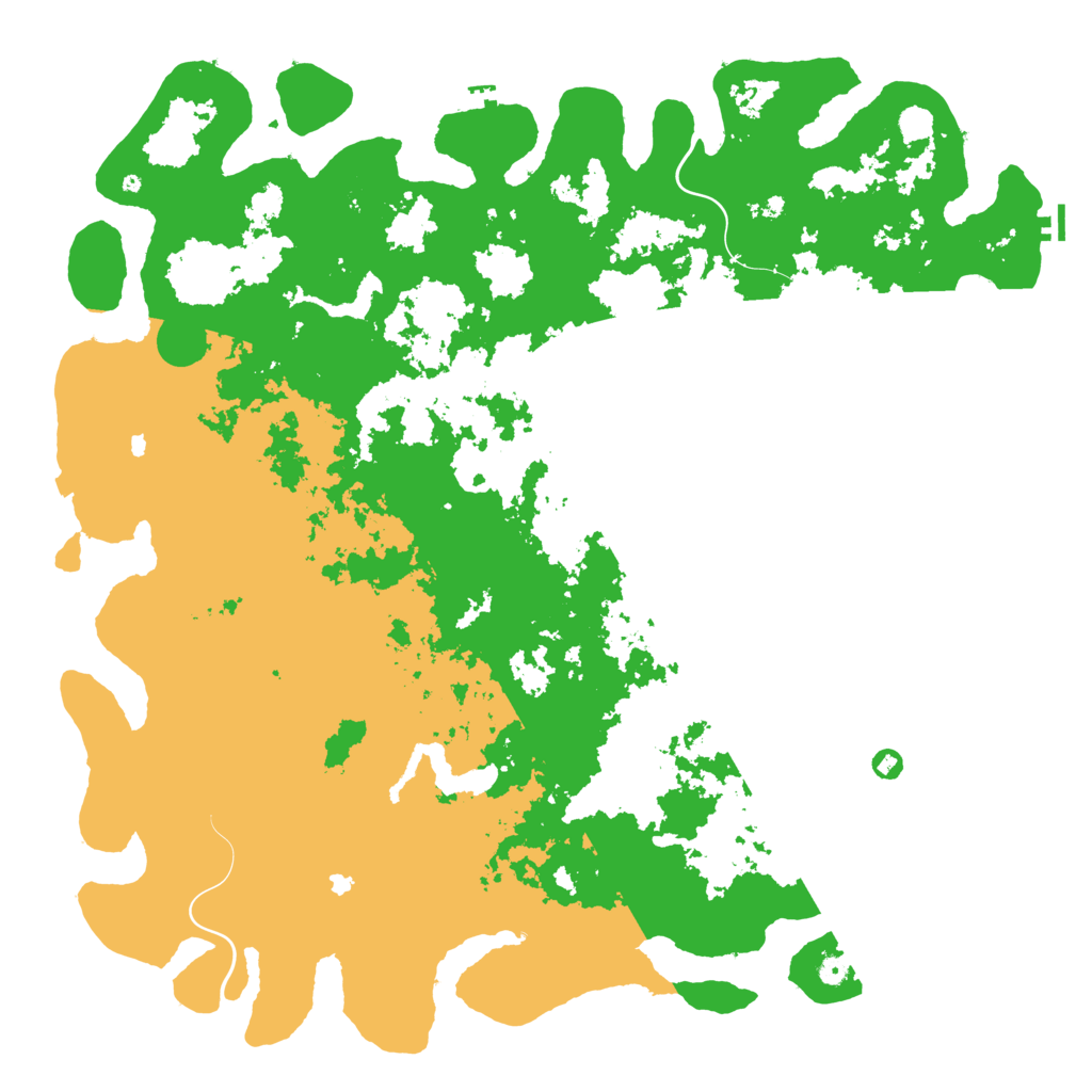 Biome Rust Map: Procedural Map, Size: 6000, Seed: 420