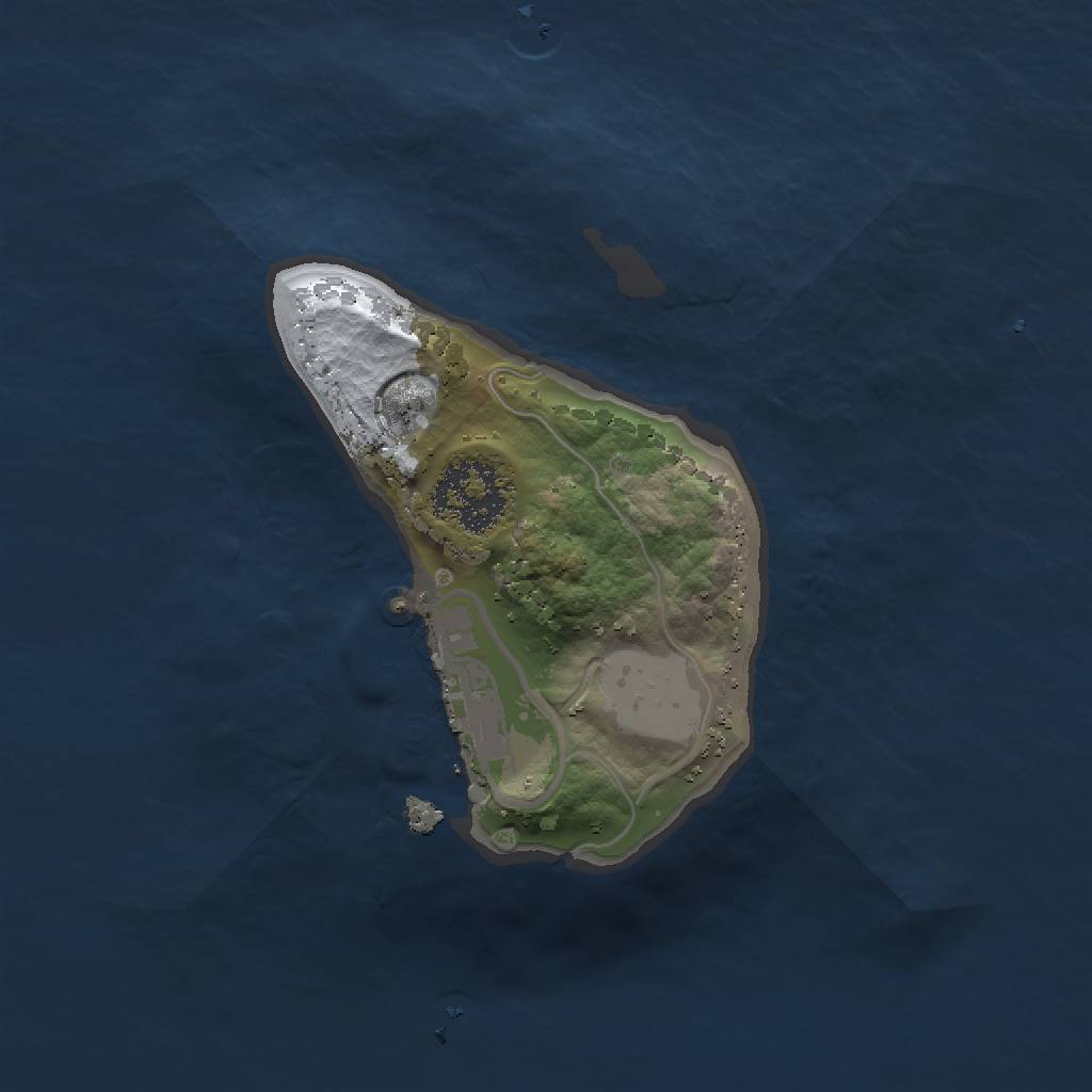 Rust Map: Procedural Map, Size: 1500, Seed: 79306418, 5 Monuments