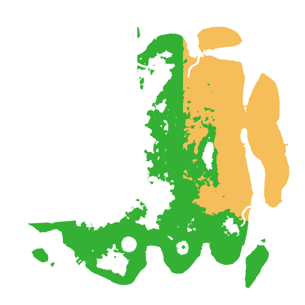 Biome Rust Map: Procedural Map, Size: 3500, Seed: 1439020597