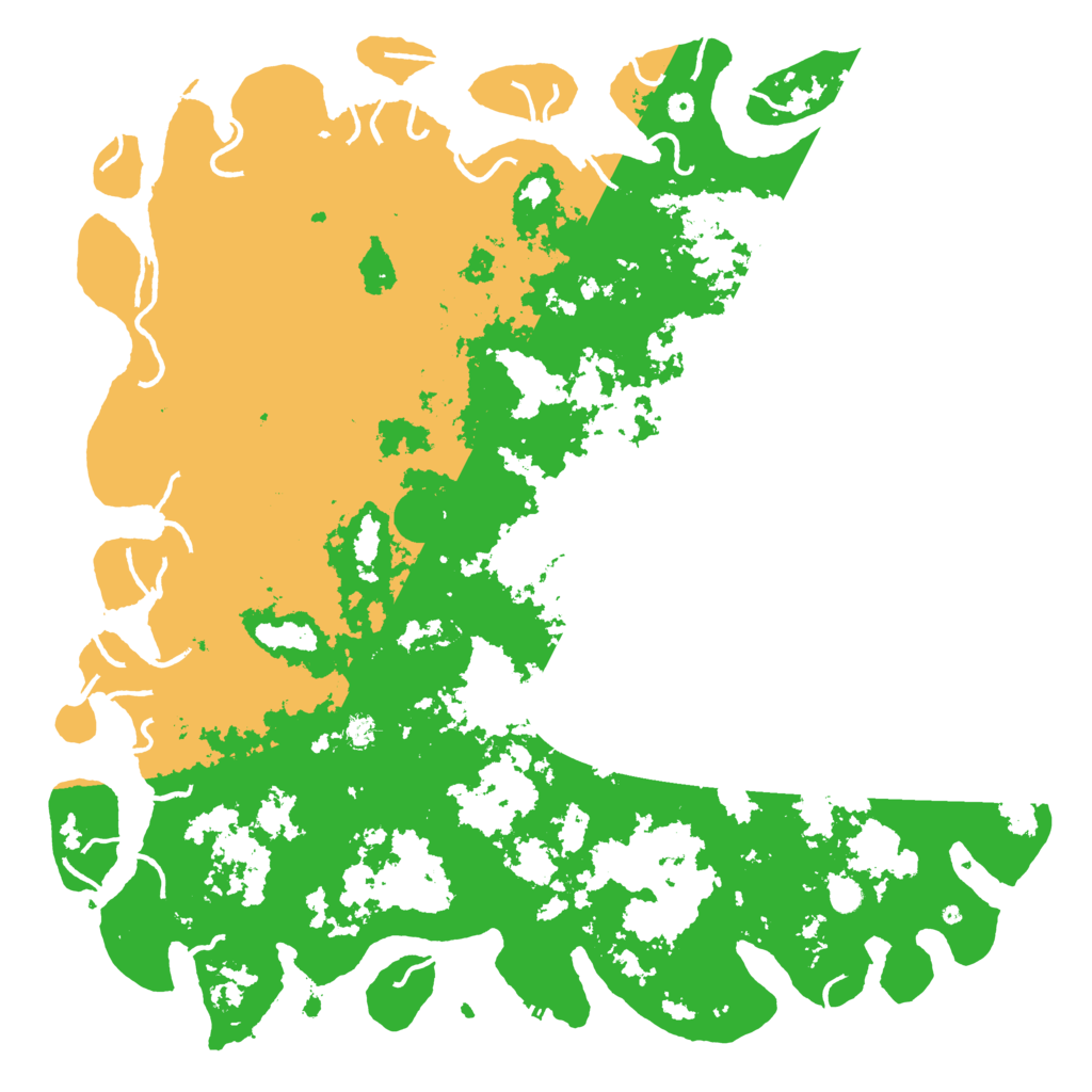 Biome Rust Map: Procedural Map, Size: 6000, Seed: 152340
