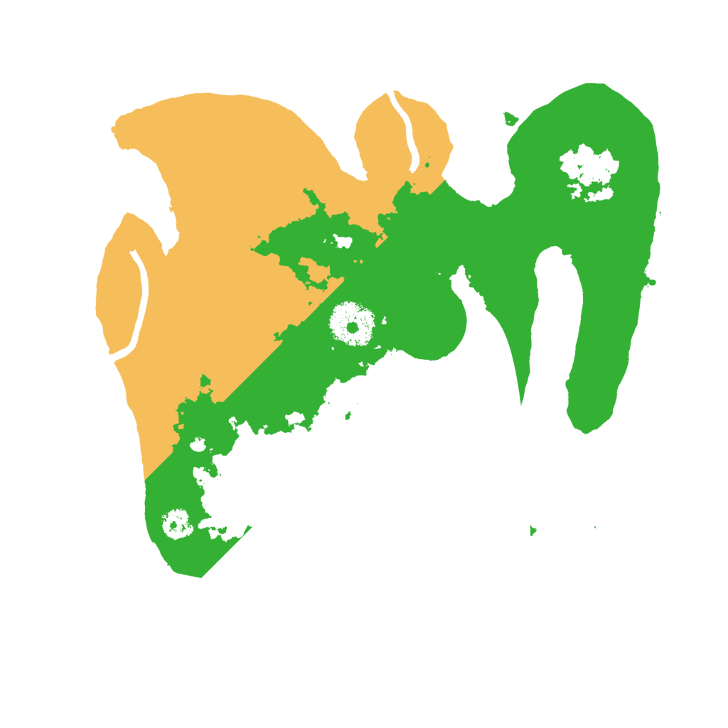 Biome Rust Map: Procedural Map, Size: 2500, Seed: 1879008140
