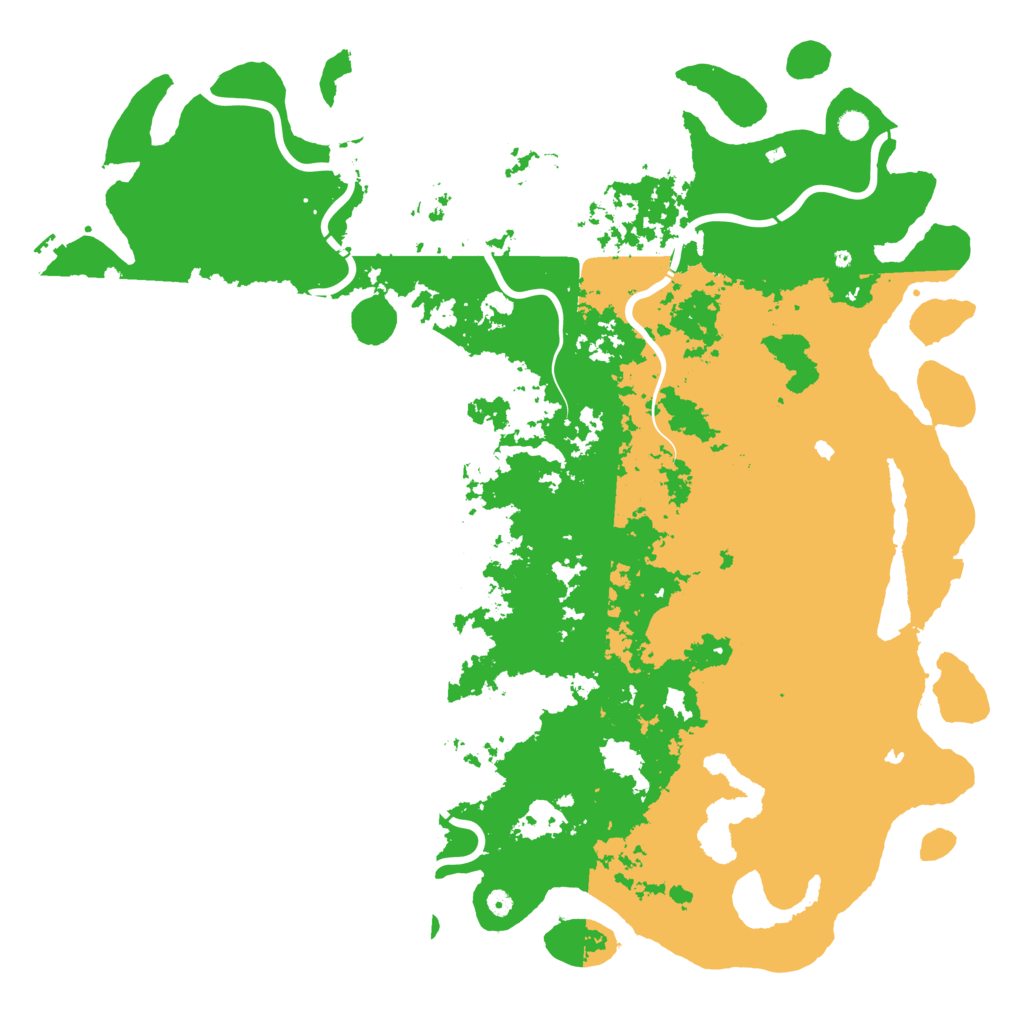 Biome Rust Map: Procedural Map, Size: 6000, Seed: 845823