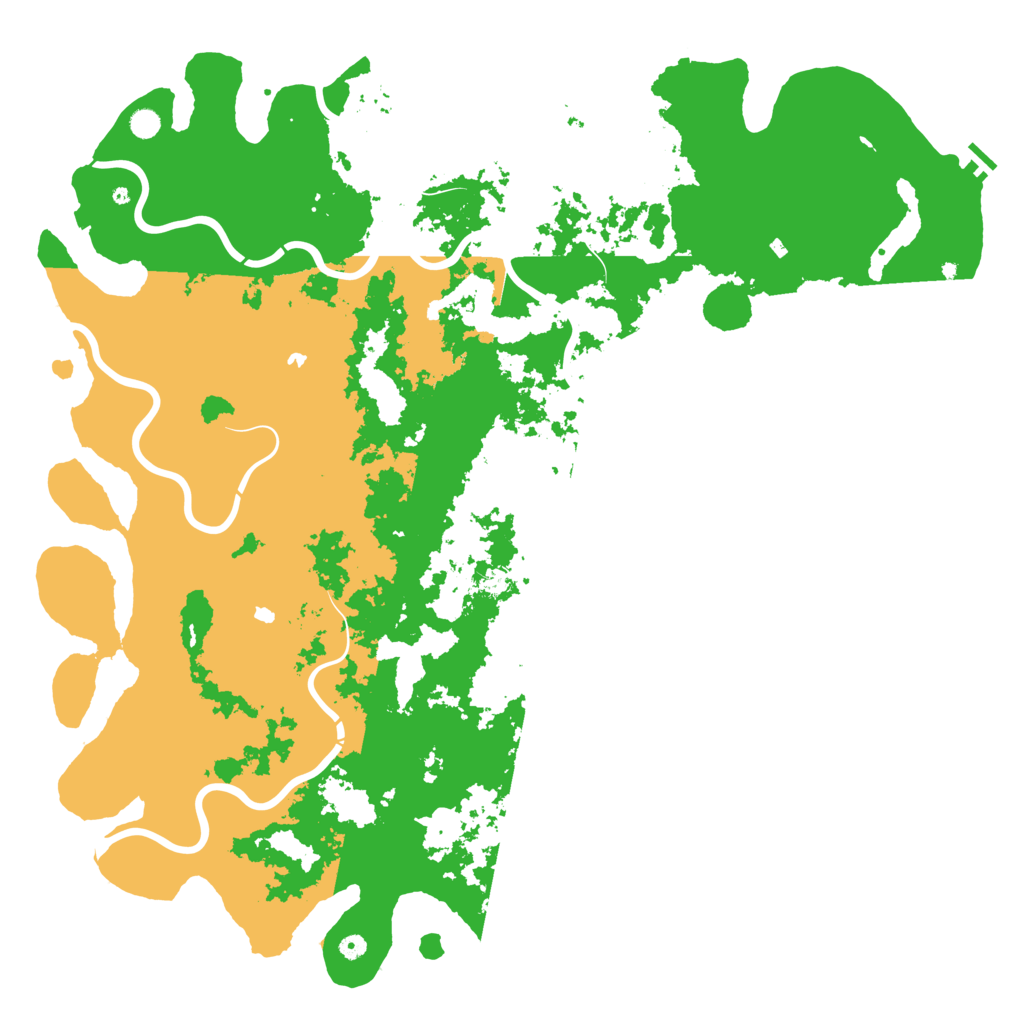 Biome Rust Map: Procedural Map, Size: 6000, Seed: 51515651