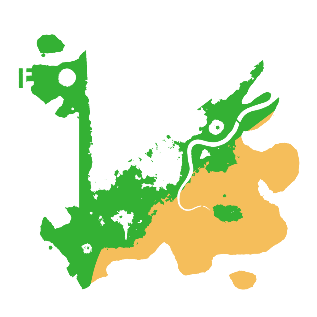 Biome Rust Map: Procedural Map, Size: 3250, Seed: 5929117