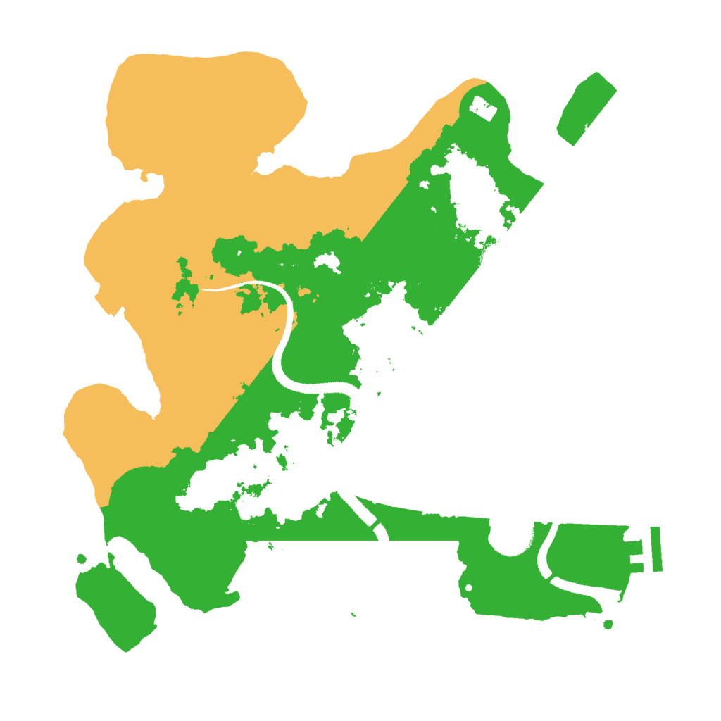 Biome Rust Map: Procedural Map, Size: 3000, Seed: 4