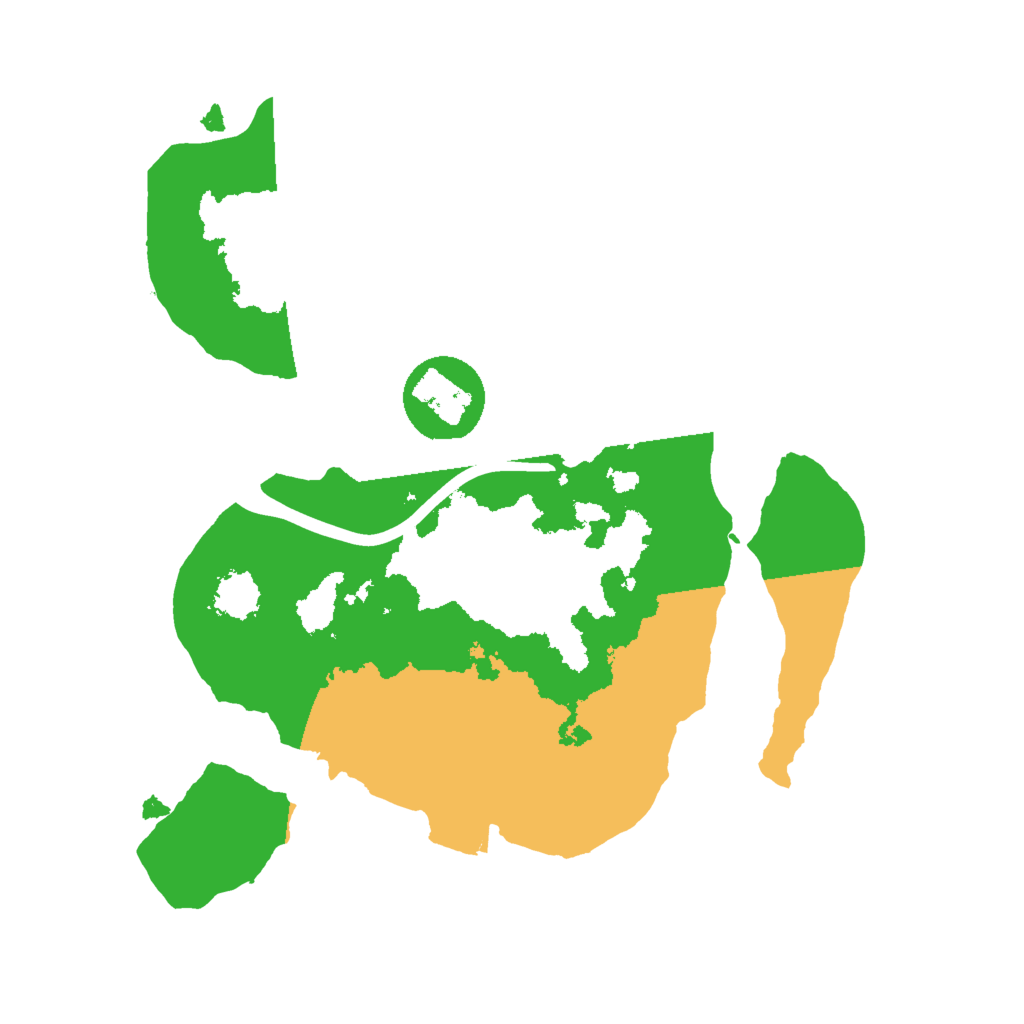 Biome Rust Map: Procedural Map, Size: 2000, Seed: 58