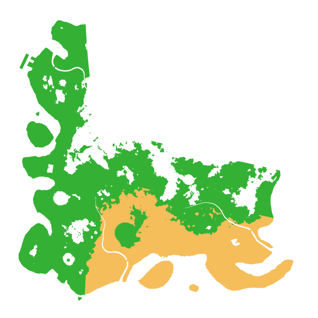 Biome Rust Map: Procedural Map, Size: 4050, Seed: 68655217