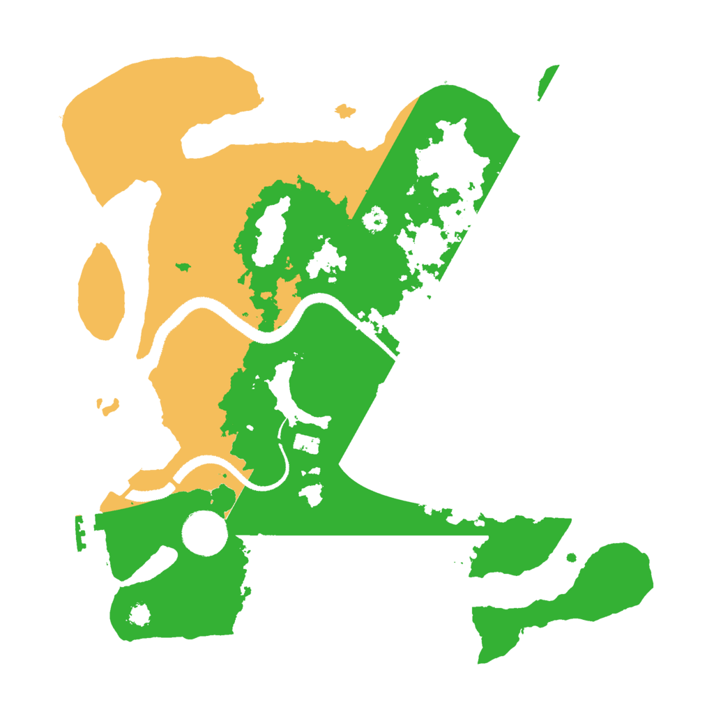 Biome Rust Map: Procedural Map, Size: 3000, Seed: 44262