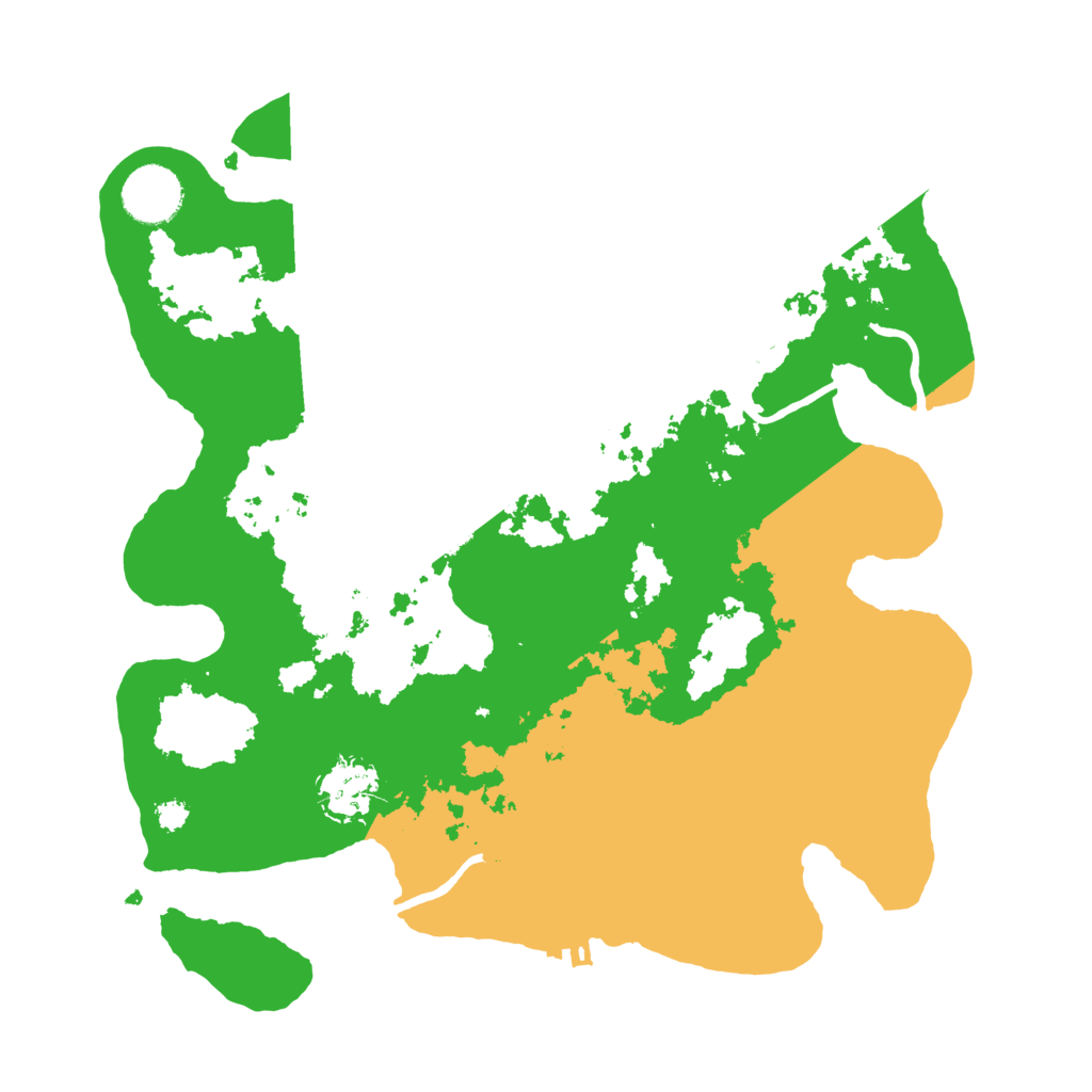 Biome Rust Map: Procedural Map, Size: 3250, Seed: 5990707