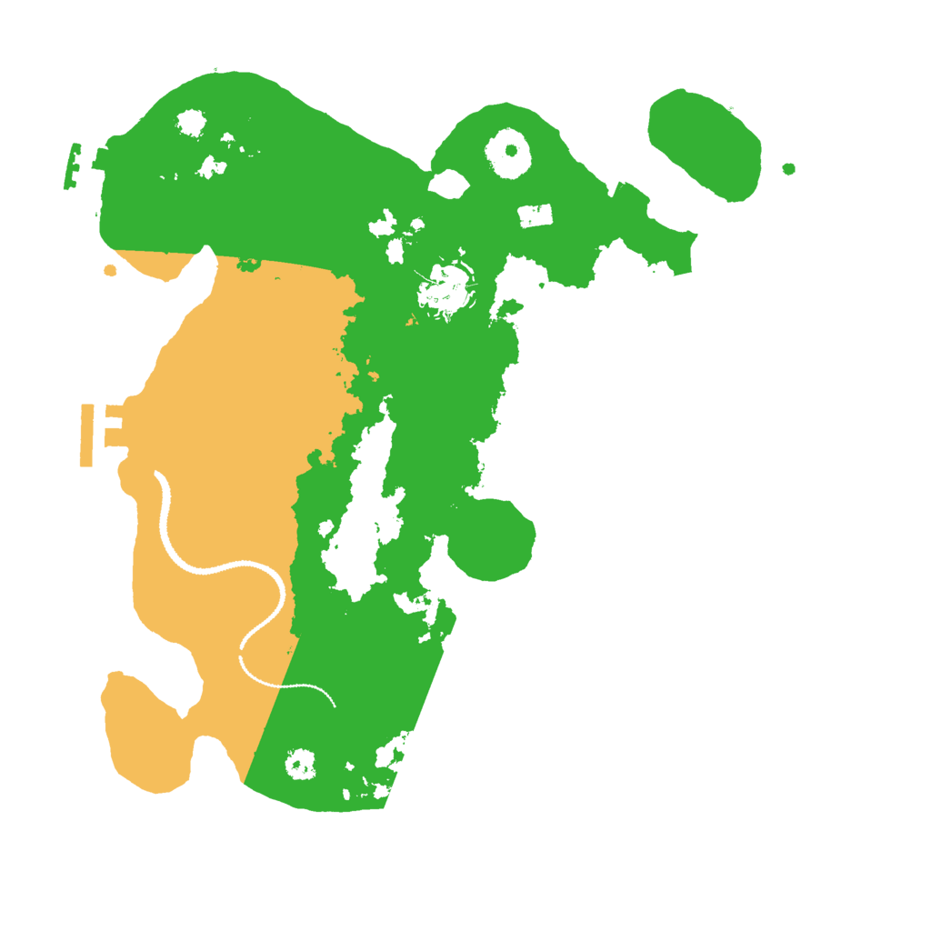 Biome Rust Map: Procedural Map, Size: 3000, Seed: 8181