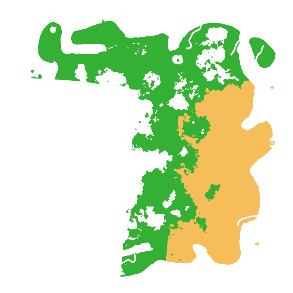 Biome Rust Map: Procedural Map, Size: 4200, Seed: 883404286