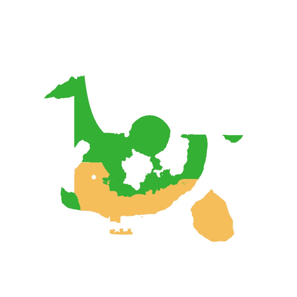 Biome Rust Map: Procedural Map, Size: 2000, Seed: 447263