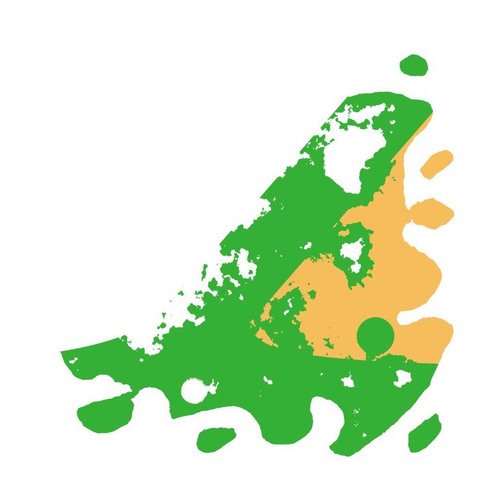 Biome Rust Map: Barren, Size: 3500, Seed: 5678