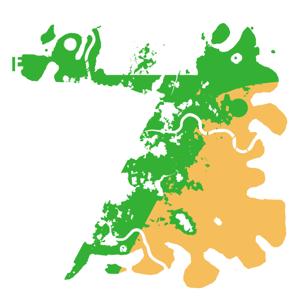 Biome Rust Map: Procedural Map, Size: 4250, Seed: 200399
