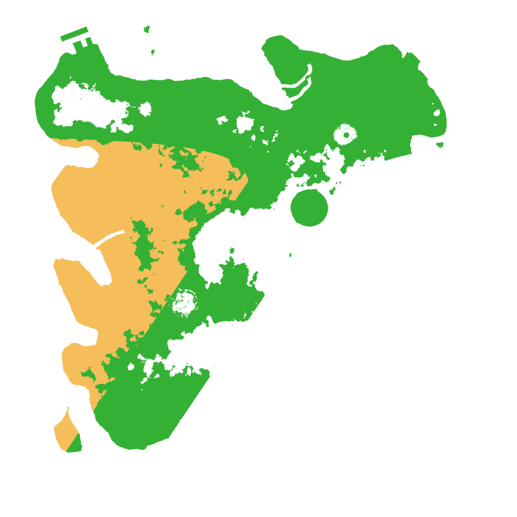 Biome Rust Map: Procedural Map, Size: 3700, Seed: 171468998