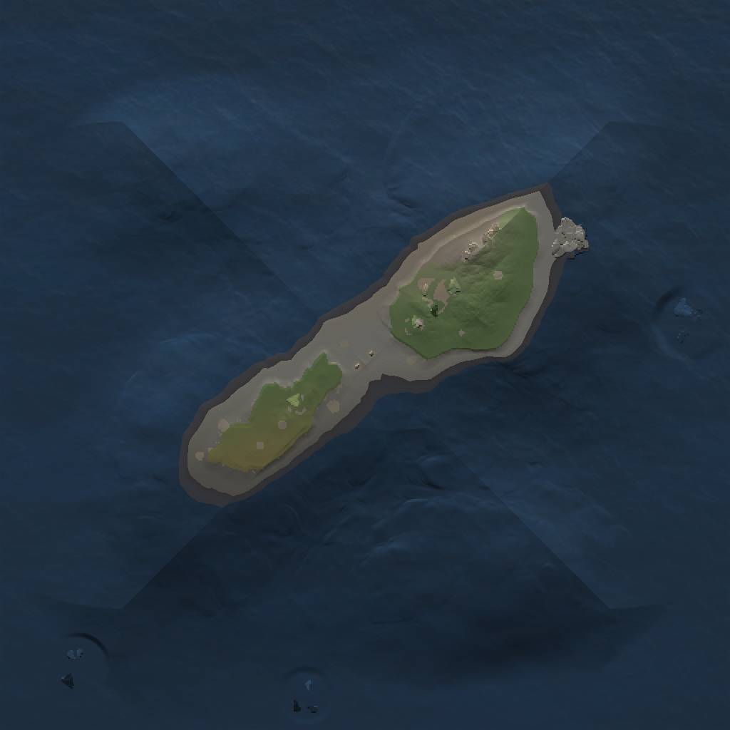 Rust Map: Procedural Map, Size: 1000, Seed: 982212, 3 Monuments