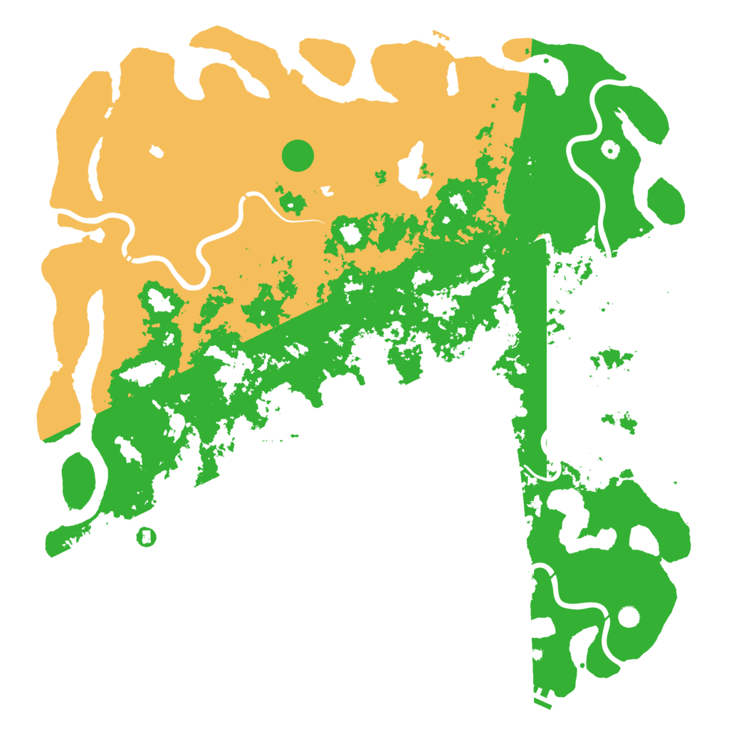 Biome Rust Map: Procedural Map, Size: 6000, Seed: 17121978