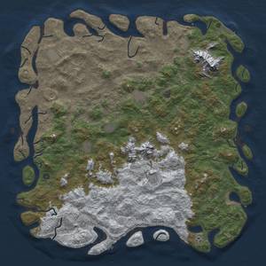 Thumbnail Rust Map: Procedural Map, Size: 6000, Seed: 17121978, 20 Monuments