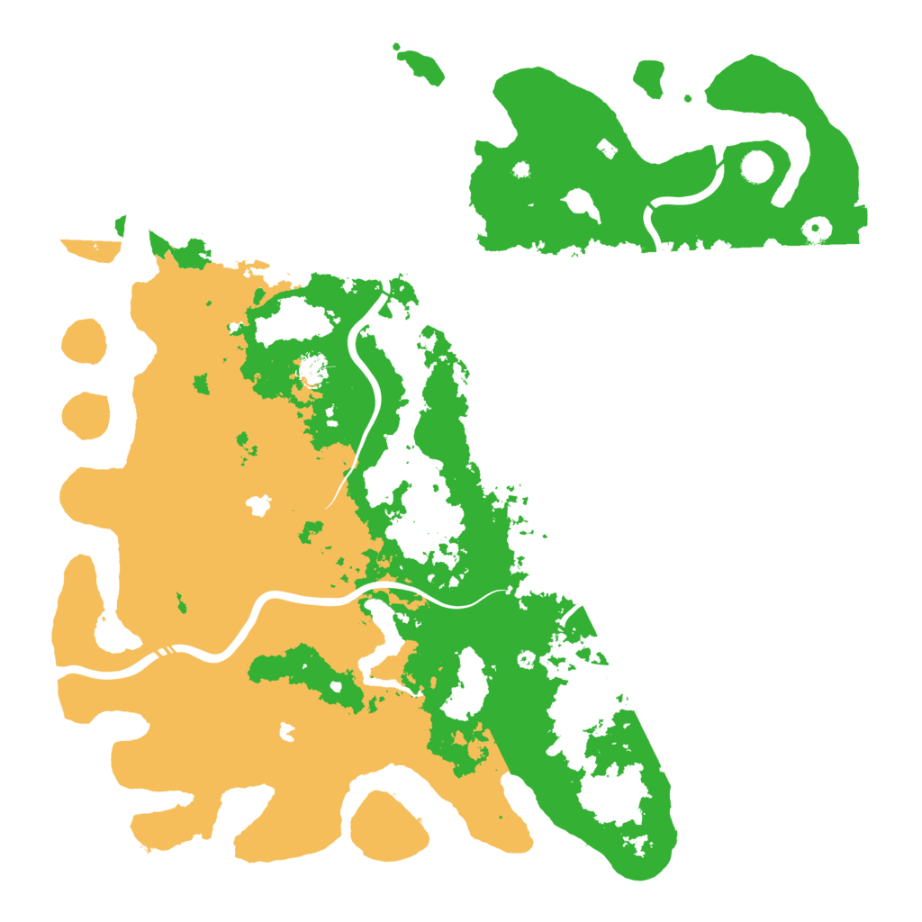 Biome Rust Map: Procedural Map, Size: 5000, Seed: 1235
