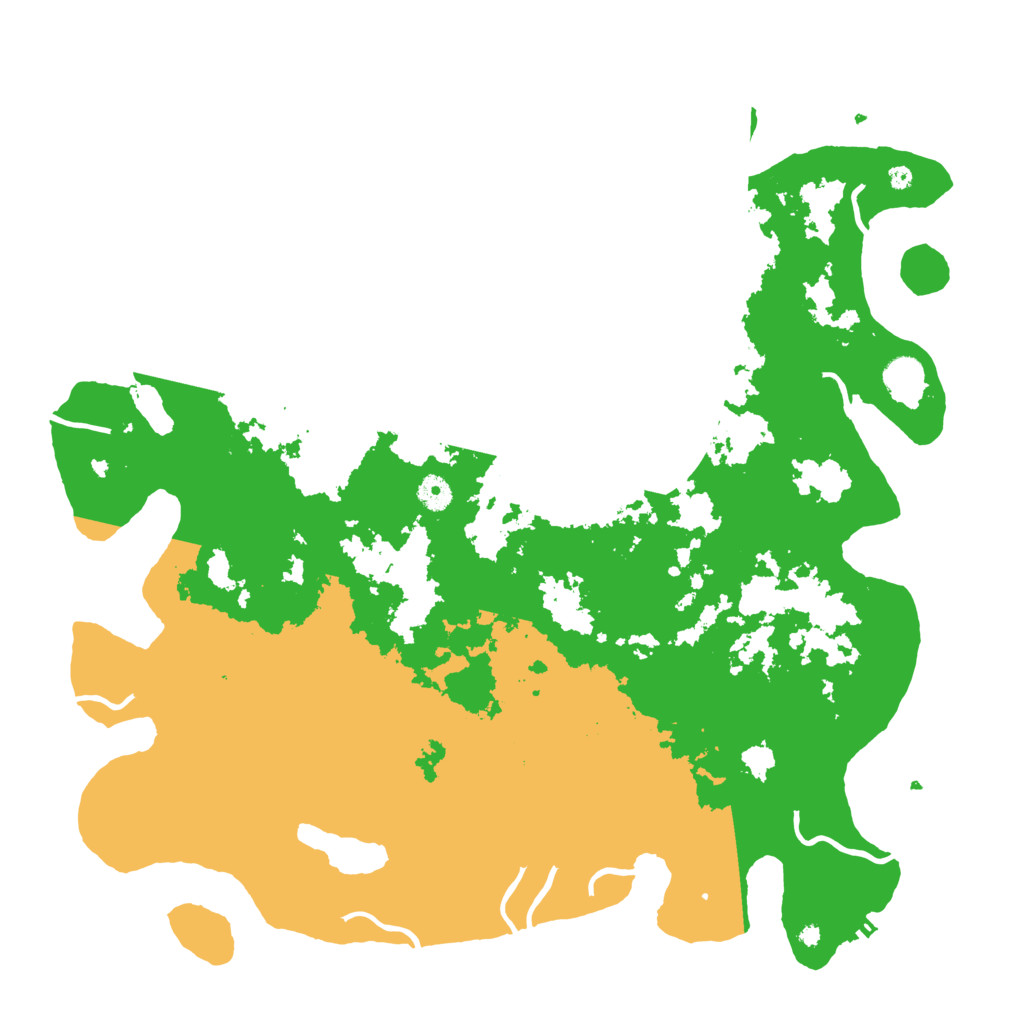 Biome Rust Map: Procedural Map, Size: 4500, Seed: 837551892