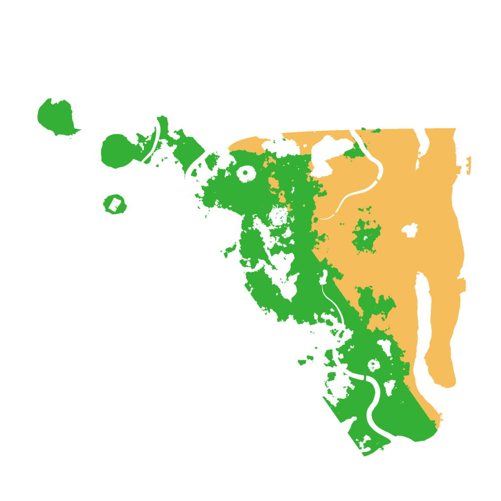 Biome Rust Map: Procedural Map, Size: 4200, Seed: 398492601