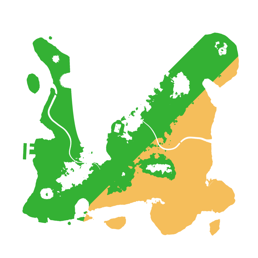 Biome Rust Map: Procedural Map, Size: 3200, Seed: 371185184