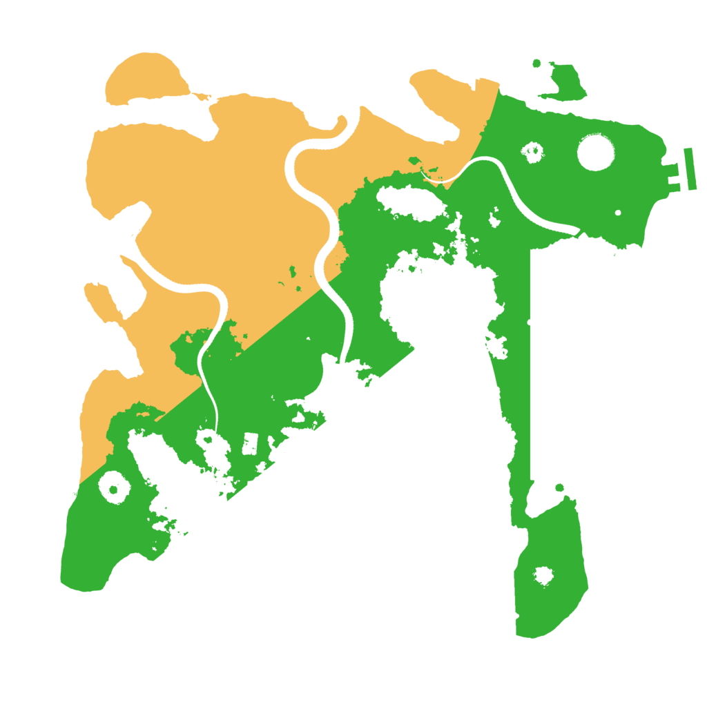Biome Rust Map: Procedural Map, Size: 3400, Seed: 475289