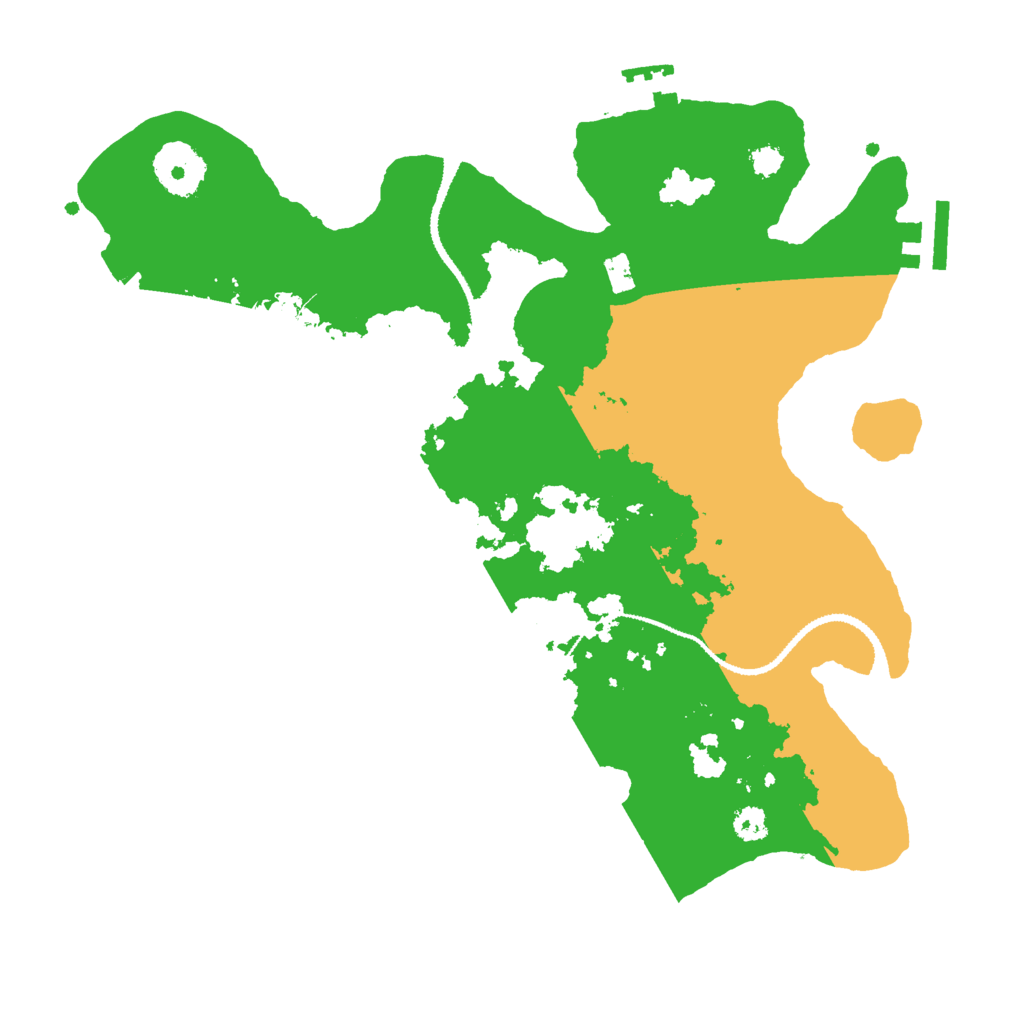 Biome Rust Map: Procedural Map, Size: 3000, Seed: 23451