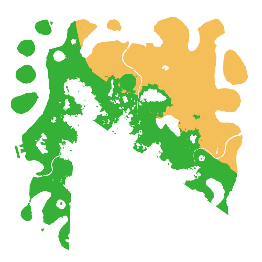 Biome Rust Map: Procedural Map, Size: 4250, Seed: 22932
