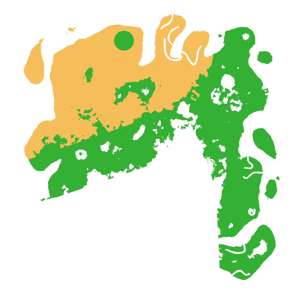 Biome Rust Map: Procedural Map, Size: 4000, Seed: 43000