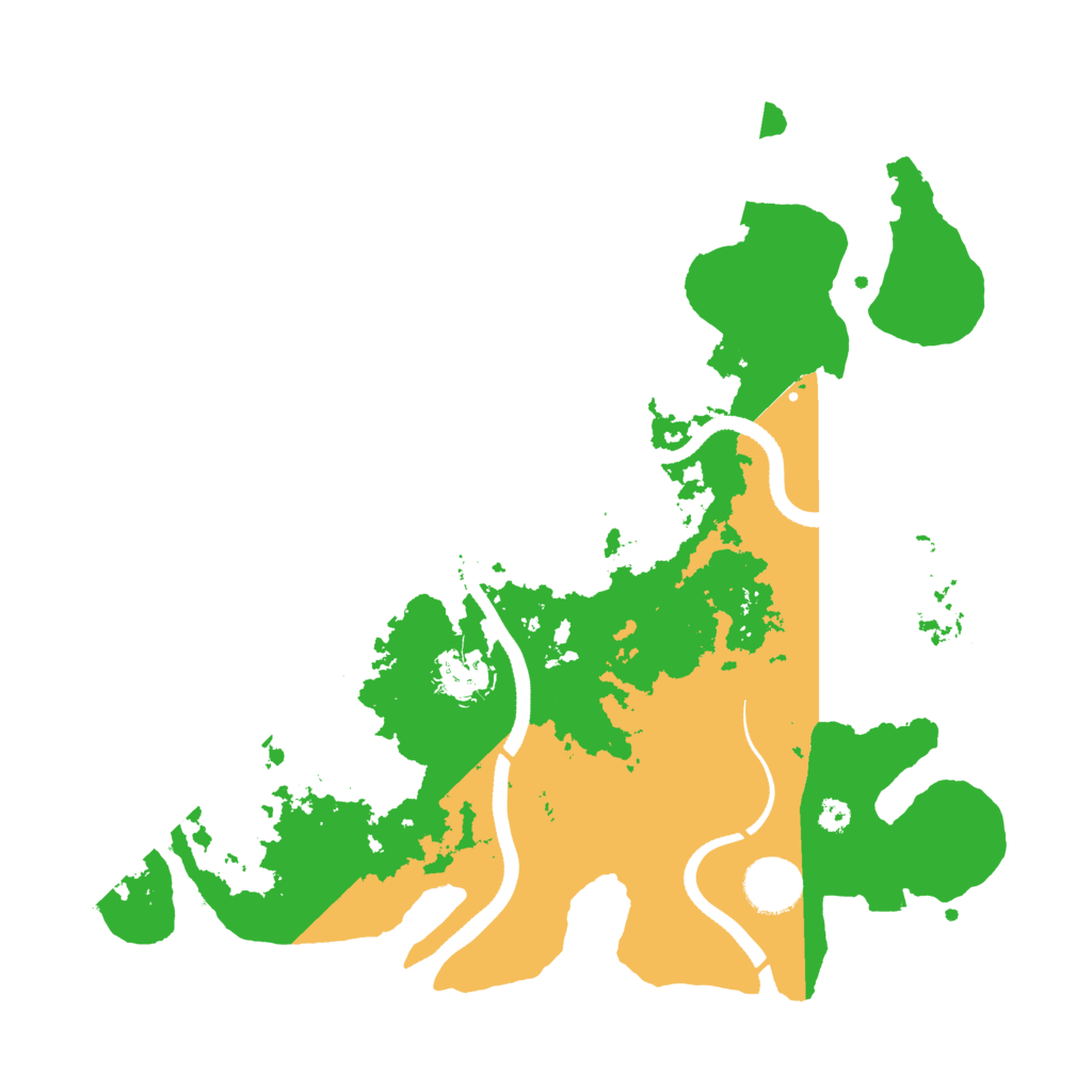 Biome Rust Map: Procedural Map, Size: 3400, Seed: 13564283