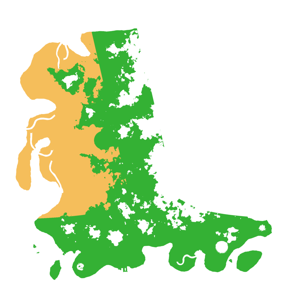 Biome Rust Map: Procedural Map, Size: 4300, Seed: 25147