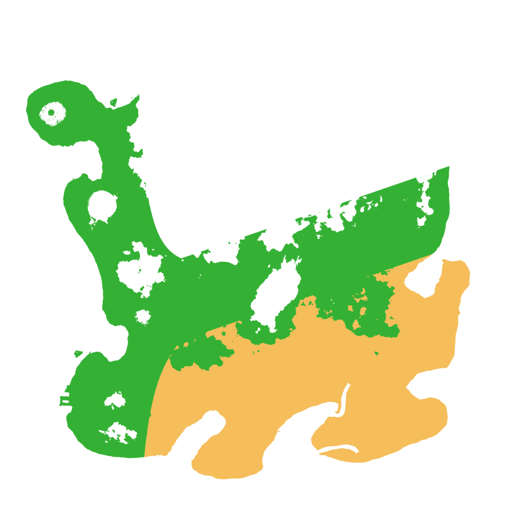 Biome Rust Map: Procedural Map, Size: 3250, Seed: 88