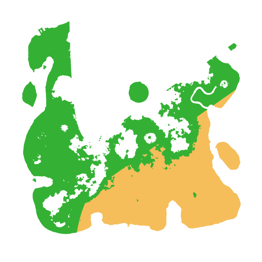 Biome Rust Map: Procedural Map, Size: 3500, Seed: 9086907